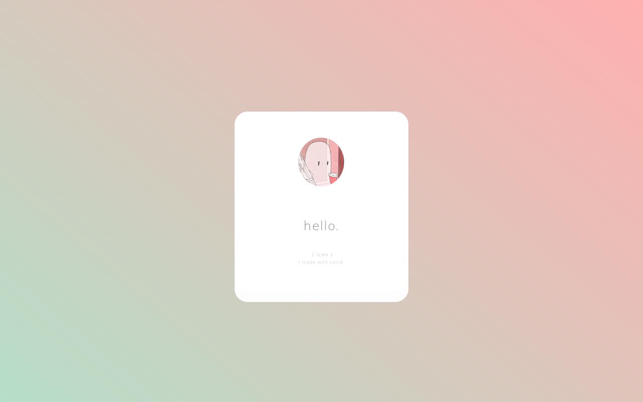 Carrd profile picture for @healing